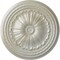 Ekena Millwork Alexa Ceiling Medallion (Fits Canopies up to 2 7/8"), Hand-Painted Flash Blue, 20 1/2"OD x 1 7/8"P CM20ALFBS - alternate 1